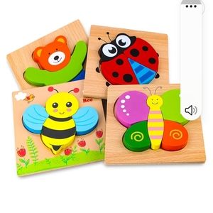 Skyfield Wooden Puzzles for Toddlers